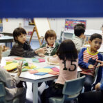Happy kids at elementary school